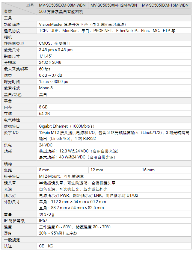 ??礛V-SC5050XM-08M/12M/16M 500萬像素黑白智能相機參數(shù).png 海康MV-SC5050XM-08M/12M/16M 500萬像素黑白智能相機參數(shù).png
